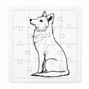Vente en gros <span class=keywords><strong>Puzzle</strong></span> Jeu d'animaux Jouets Jigsaw <span class=keywords><strong>Puzzle</strong></span> Jouets éducatifs 2D <span class=keywords><strong>Loup</strong></span> <span class=keywords><strong>Puzzle</strong></span> en papier pour enfants - Product Image 1