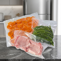 Sacs sous vide jetables personnalisés en PA/PE imprimés par gravure pour pizza, aliments pour animaux, sushis, scellables à la chaleur et utilisables au micro-ondes