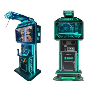 Machine de jeu de tir VR en fibre de verre réaliste d'usine, à monnayeur, simulateur de chasse virtuelle d'intérieur pour aéroports et espaces publics, <span class=keywords><strong>aventure</strong></span> - Product Image 4
