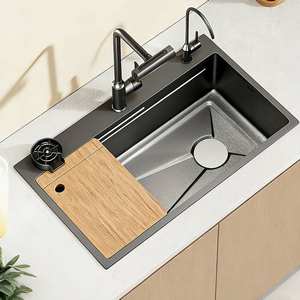 <b>Scratch</b> resistant modern multifunctional durable upgraded drainage outlet kitchen sink - Product Image 2