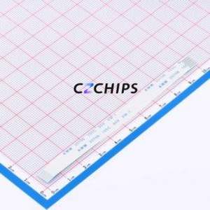 BX-FFC1.0-T-10048-6P FFC Cable (Flexible Flat Cable) P=1mm Connector 6P 1mm Non-Inverting 10cm - Product Image 1