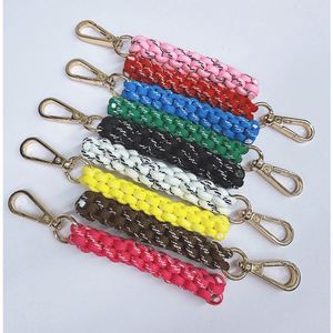 Fashion <b>Bag</b> Charms Lanyard Accessories Handmade Macrame Woven Rope Purse Pendant Keychain for Car Keychain <b>Bag</b> Phone Camera - Product Image 6