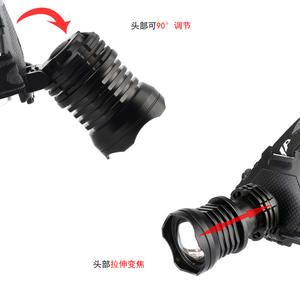 Roman Highlights P70 Led Headlamp 2000 Maha Rechargeable Adjustable Headlight For Outdoor Night Fishing Emergency Light - Product Image 3