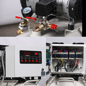 Compresor de Aire Silencioso Sin Aceite Hurricane 1600X5 de 24V Tipo Pistón Para Uso Dental y de Pintura - Product Image 1