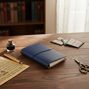 Cuaderno de Papelería al <span class=keywords><strong>por</strong></span> <span class=keywords><strong>Mayor</strong></span>, A6, Personalizado, de Cuero, Hecho a Mano, Estilo Vintage, con Hojas Sueltas, Impreso, para Regalo, 80 Hojas - Product Image 2