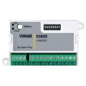Module d'extension Vimar 03808 5 entrées/sorties par contrôleur Alarm Plus IO - Product Image 1