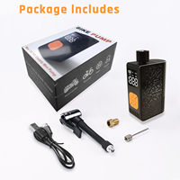Accessoires de vélo rechargeables Pompe à vélo électrique Pompe à air pour pneus Pompe à vélo portable haute pression pour vélo