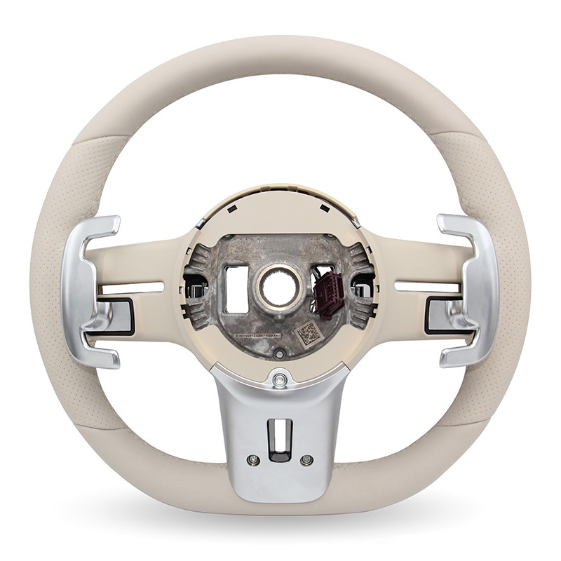 Custom Brown Leather Lenkrad Steering Wheel (Mercedes-Benz Fitment), photo 6