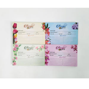 Carte-cadeau de conception de logo imprimé personnalisé, carte de recette de mariage, carte de vœux d'anniversaire - Product Image 5