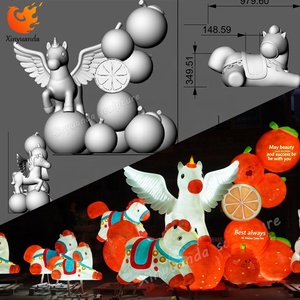 Installation d'art mascotte sur mesure en PRV avec modélisation <span class=keywords><strong>3D</strong></span> gratuite, statue de personnage en fibre de verre pour projet professionnel sur site commercial - Product Image 1