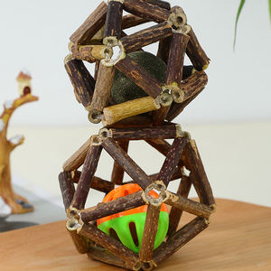 Jouet à mâcher pour chat Rarewe Pet Products, balle à mâcher en silvervine et catnip, nettoyage des dents, avec clochette, pour chats - Product Image 5