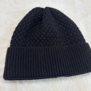 Topi Beanie Rajut Kabel dengan Bordir 3D, Lapisan Fleece untuk Cuaca Dingin Ekstrem, Model Slouchy, Bernapas, Tahan Air untuk Ski Musim Dingin - Product Image 3