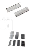 Clous à tête plate galvanisés personnalisés de qualité industrielle, série T, lisses et durables, fabriqués en Chine, Guangdong, pour meubles et canapés OEM