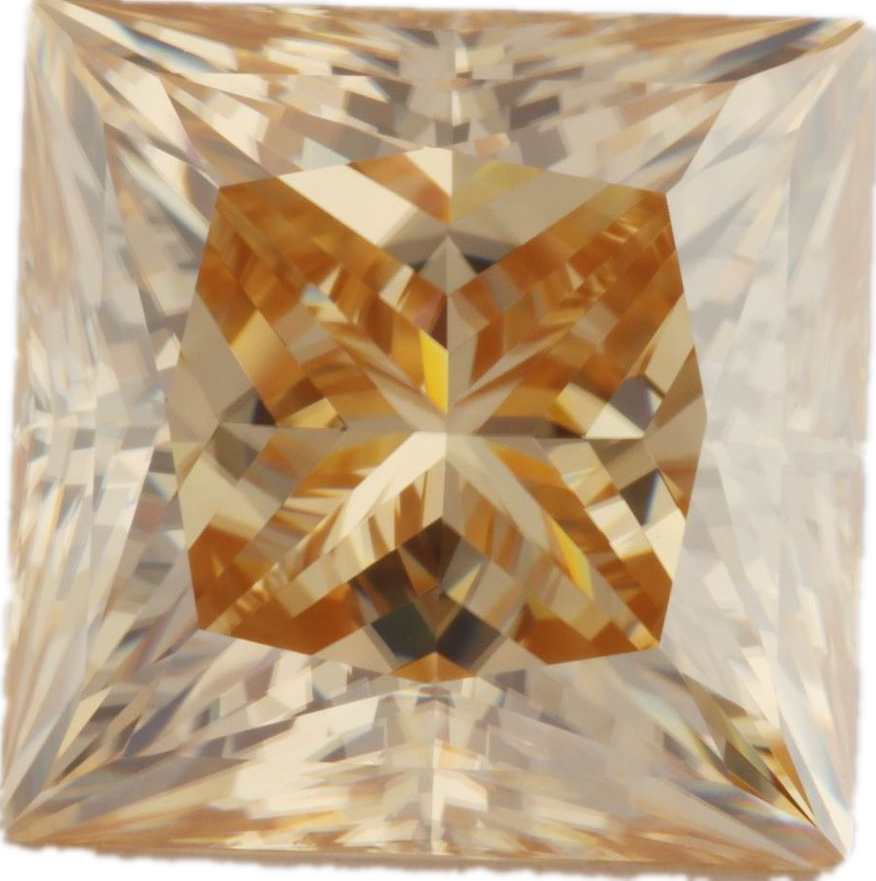 Champagne (Princess cut)