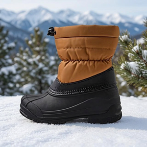 Nouvelles bottes de neige unisexes mi-mollet Y2K en fausse fourrure de renard et de raton laveur, style transfrontalier Europe-Amérique, avec semelle en caoutchouc, chaudes et confortables. - Product Image 3