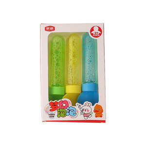 Varitas de burbujas de dibujos animados de 14 cm, de plástico, para soplar burbujas, para niños de 2 a 4 años, caja de regalo unisex - Product Image 3