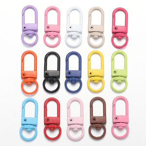 Đầy màu sắc hợp kim Snap tôm hùm Clasp <span class=keywords><strong>Hooks</strong></span> Keychain phát hiện cho DIY Keychain Vòng Cổ Vòng đeo tay phụ kiện 12*33 Mét V169 - Product Image 3