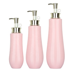 Envase de Lujo Personalizado con Logotipo, Envase de Plástico Cilíndrico Negro de <span class=keywords><strong>500</strong></span> ml y 750 ml para Lociones, Champú, con Bomba Dorada - Product Image 6