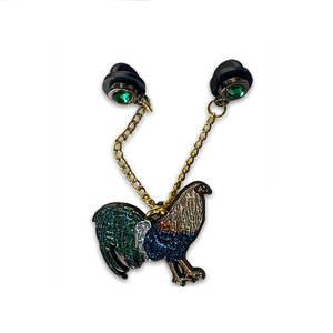 Logam kustom Pin rantai doa untuk saya dengan berlian imitasi topi Enamel Pin liontin untuk topi - Product Image 3