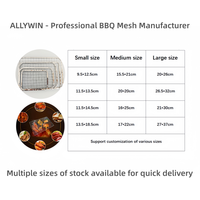 Grille de barbecue jetable de haute qualité à bas prix Grille de grillage tissée pour barbecue Outil de barbecue essentiel