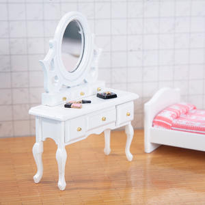 Casa de muñecas de madera a escala 1:12, accesorio de modelo de mostrador, muebles de simulación en miniatura, adorno de escena de tiro para dormitorio - Product Image 4