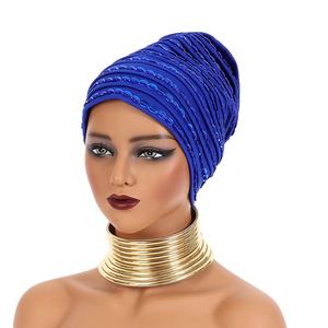 Nouveau Turban Perlé Fait Main 2024, <span class=keywords><strong>Chapeau</strong></span> <span class=keywords><strong>de</strong></span> Soirée <span class=keywords><strong>de</strong></span> Luxe pour Femmes Musulmanes, Bonnet Élégant, Foulard Extensible, Vêtement Musulman - Product Image 3