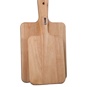 <span class=keywords><strong>Planche</strong></span> à pain en bois de hêtre <span class=keywords><strong>jaune</strong></span> JEEVES avec poignée, durable, épaisseur 1,5 cm, bloc à découper pour charcuterie - Product Image 1