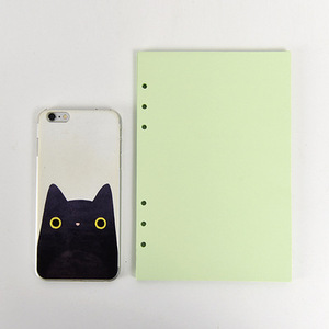 Pages de recharge en papier couleur à 6 trous pour classeur A5/A6, format <span class=keywords><strong>macaron</strong></span>, avec 6 anneaux – Offre spéciale - Product Image 5