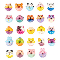Jouet Squishy Animal en Mousse PU à Remontée Lente, Capsule Gashapon, Jouet Anti-Stress à Presser pour Enfants, Cadeau de Fête d'Anniversaire, Vente en Gros