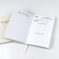 Carnet de notes personnalisé avec logo, en tissu, pour promotion, agenda, journal, planificateur, impression sur couverture rigide en lin, pour entreprise et bureau