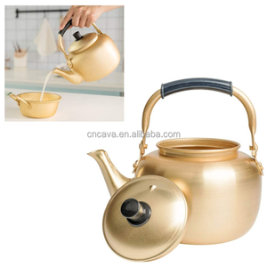 Tetera de té de aluminio para el hogar, difusor de tetera de arroz crudo tradicional, antigoteo, vinagre, leche, té, botella para fiesta de barbacoa - Product Image 6