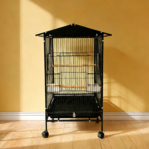 Goede ventilatie Vogelkweekkooi Gemakkelijk schoon te maken Papegaaienkooi Gepersonaliseerde behoeften Vogelkooi Kleine vogelkooi Vogelvolière - Product Image 6