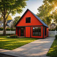 Maison conteneur pliable et extensible de 20 pieds avec toit, maison préfabriquée modulaire pour Airbnb, complexe hôtelier, vacances, camping