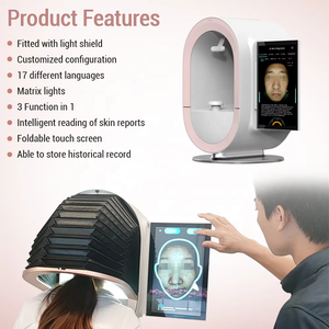 2025 plus récent scanner de visage 3D de machine d'analyseur de peau coréenne avec dispositif <span class=keywords><strong>professionnel</strong></span> de soins de la peau de technologie AI pour la maison et le Spa - Product Image 5