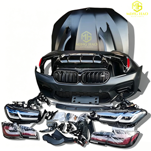 Kit de pare-chocs avant et arrière <span class=keywords><strong>M5</strong></span> amélioré, best-seller, pour <span class=keywords><strong>BMW</strong></span> Série 5 F18, comprenant phares, feux arrière, capot moteur et garde-boue. - Product Image 3