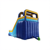 Château gonflable avec toboggan et trampoline à louer, château gonflable avec toboggan, combinaison parfaite pour les enfants avec souffleur