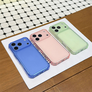 เคสโทรศัพท์แบบด้านกันกระแทกสี่มุมสำหรับ iPhone 18 17 Air 16 15 Pro Max ป้องกันเลนส์แบบเต็มตัว  วัสดุ TPU นิ่ม  ขายส่ง - Product Image 5