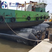Airbag de mise à l'eau ISO pour navires, gonflable, pour lancement de navires marins, utilisé dans les chantiers navals et la réparation de navires
