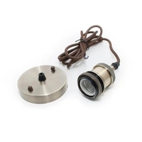 E26 E27 culot de lampe à douille rétro vintage plafonnier Edison métal laiton vis ampoule support de lampe ensemble