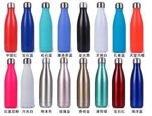 Botella de agua térmica de doble pared de acero inoxidable con aislamiento de cola, para deportes al vacío, ecológica - Product Image 6
