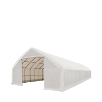 Abri de stationnement simple en acier à toit en pente, imperméable, pour conteneur, abri solaire, directement de l'usine