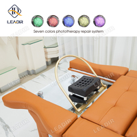Salon de beauté ascenseur arrière Massage des pieds chaise de lavage des cheveux tête de pédicure Spa Table shampooing lit