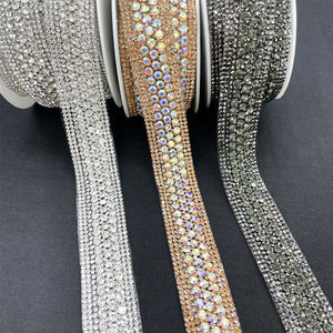 R005, cadena de diamantes de imitación de cristal brillante personalizada, adorno de hierro en diamantes de imitación para <span class=keywords><strong>Germant</strong></span> - Product Image 3