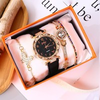 Coffret cadeau montre, collier en acier inoxydable, boîte cadeau en forme de cœur, cadeau pour maman, petite amie, meilleure amie, Saint-Valentin, Noël