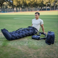 Masseur à compression d'air pour tout le corps à 8 chambres approuvé par VU CE-MDR, machine de pressothérapie professionnelle pour le drainage lymphatique