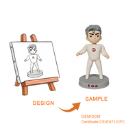 Caja ciega de PVC personalizada de Dibujos Animados hecha a mano 3D figura de acción articulada muñeca de juguete de escritorio de oficina de plástico para coleccionistas niños