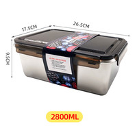 Boîte Repas Isotherme en Acier Inoxydable 500ml, Pot Sous Vide 24 Heures pour Garde-Manger, Conteneur Alimentaire