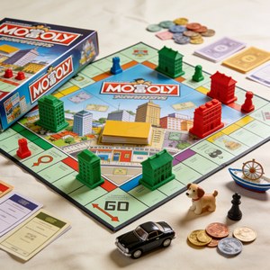 Hochwertiges Papier-Familien-Brettspiel-Set für Erwachsene <span class=keywords><strong>Monopoly</strong></span>-Brettspiele mit individuellem Design - Product Image 1