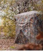 Tente de chasse au canard à 360 degrés, résistante au vent, en tissu camouflage Oxford 100% polyester, couleur et logo personnalisables