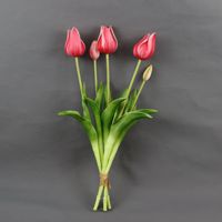 Fleurs artificielles en plastique souple de haute qualité en forme de pêche, décorations de fleurs artificielles haut de gamme, accessoires photo pour salon
